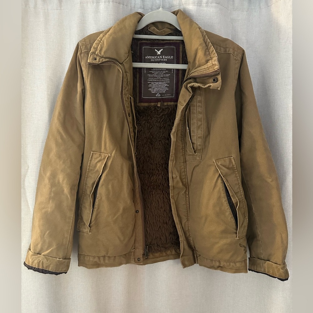 American Eagle Outfitters Men's Brown Field Jacket